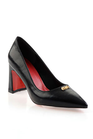 Siyah  Kadın Klasik Topuklu Ayakkabı K01231461807