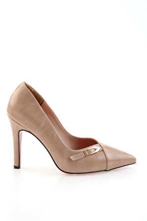 Bej  Kadın Klasik Topuklu Ayakkabı K01231452807