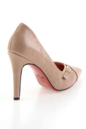 Bej  Kadın Klasik Topuklu Ayakkabı K01231452807