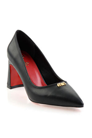 Siyah  Kadın Klasik Topuklu Ayakkabı K01231461809