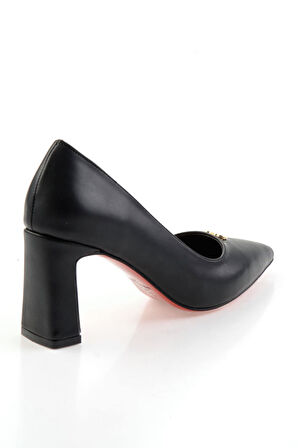 Siyah  Kadın Klasik Topuklu Ayakkabı K01231461809