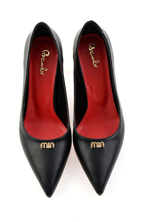 Siyah  Kadın Klasik Topuklu Ayakkabı K01231461809