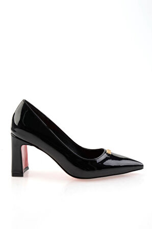 Siyah  Kadın Klasik Topuklu Ayakkabı K01231461898