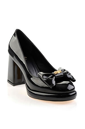 Siyah  Kadın Klasik Topuklu Ayakkabı K01231455498