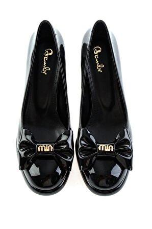 Siyah  Kadın Klasik Topuklu Ayakkabı K01231455498