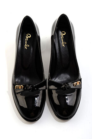 Siyah  Kadın Klasik Topuklu Ayakkabı K01231467598