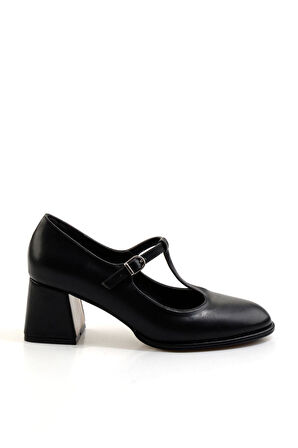 Siyah  Kadın Klasik Topuklu Ayakkabı K01231467809