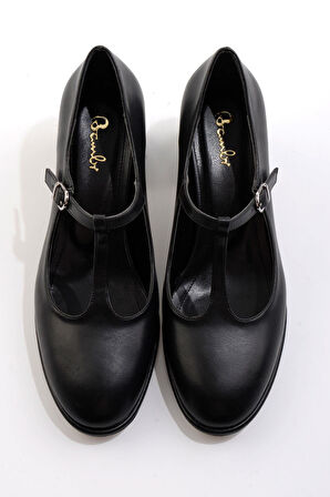 Siyah  Kadın Klasik Topuklu Ayakkabı K01231467809