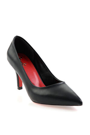 Siyah  Kadın Klasik Topuklu Ayakkabı K01231083509