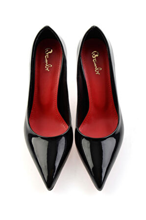 Siyah  Kadın Klasik Topuklu Ayakkabı K01231083598