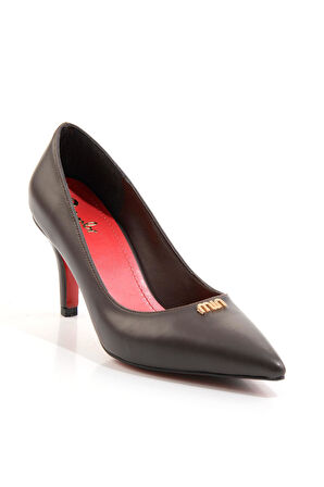 Kahve  Kadın Klasik Topuklu Ayakkabı K01231461709