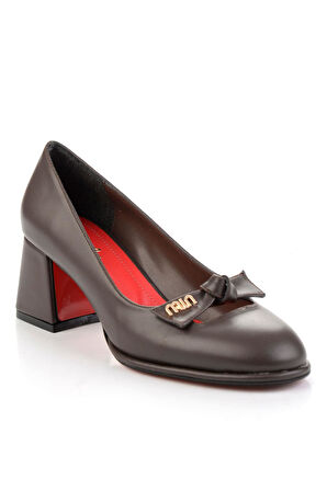 Kahve  Kadın Klasik Topuklu Ayakkabı K01231467509