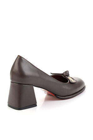 Kahve  Kadın Klasik Topuklu Ayakkabı K01231467509