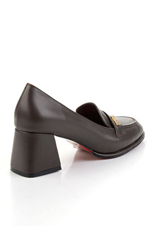 Kahve  Kadın Klasik Topuklu Ayakkabı K01231472009