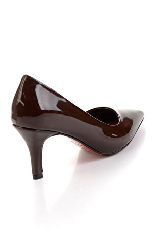 Kahve  Kadın Klasik Topuklu Ayakkabı K01231083598