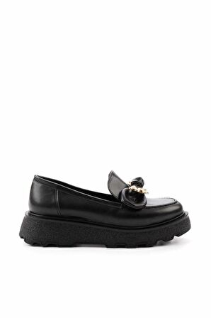 Siyah   Kadın Loafer Ayakkabı K01236005609