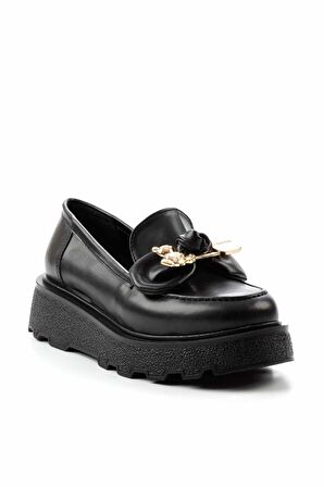 Siyah   Kadın Loafer Ayakkabı K01236005609