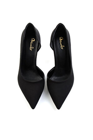 Siyah Nubuk  Kadın Klasik Topuklu Ayakkabı K01231363901