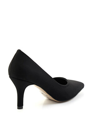 Siyah Nubuk  Kadın Klasik Topuklu Ayakkabı K01231363901