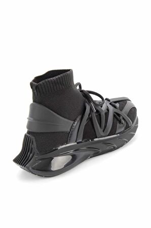 Bambi Siyah Triko  Kadın Sneaker K01238020482
