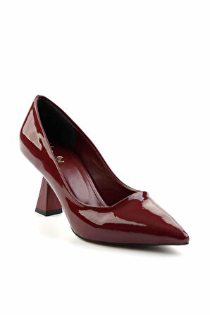 Bordo  Kadın Klasik Topuklu Ayakkabı K01231400008