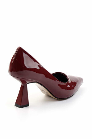 Bordo  Kadın Klasik Topuklu Ayakkabı K01231400008
