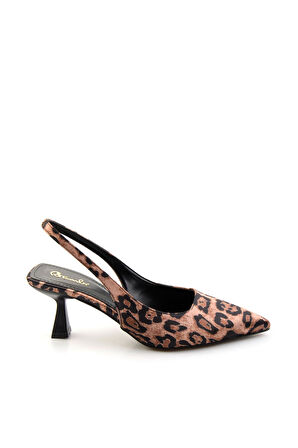 Leopar  Kadın Klasik Topuklu Ayakkabı K01231481404