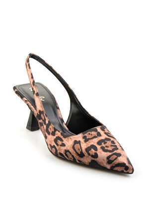 Leopar  Kadın Klasik Topuklu Ayakkabı K01231481404