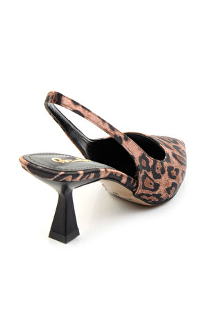 Leopar  Kadın Klasik Topuklu Ayakkabı K01231481404