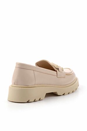 Bej  Kadın Loafer Ayakkabı K01246170209