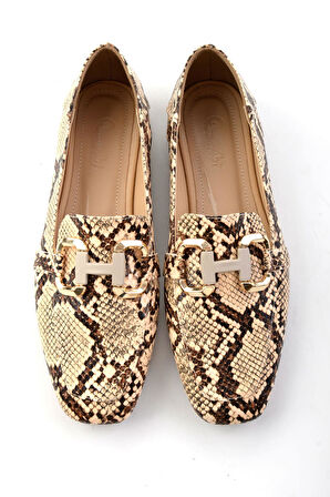 Nude  Kadın Loafer Ayakkabı K01246153107
