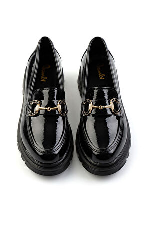 Siyah  Kadın Loafer Ayakkabı K01257060998
