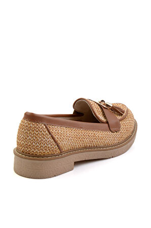 Taba  Kadın Loafer Ayakkabı K01257060828