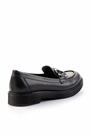 Siyah  Kadın Loafer Ayakkabı K01257067509