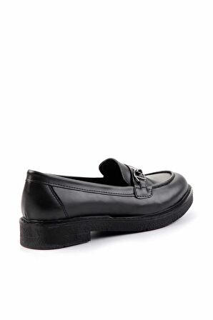 Siyah  Kadın Loafer Ayakkabı K01257067709