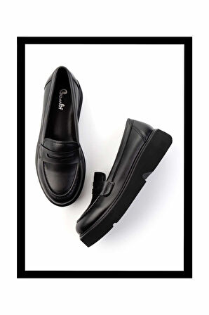 Siyah   Kadın Loafer Ayakkabı K01257068009