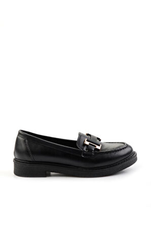 Siyah  Kadın Loafer Ayakkabı K01257050009