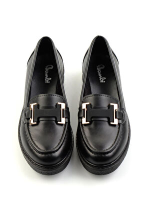 Siyah  Kadın Loafer Ayakkabı K01257050009