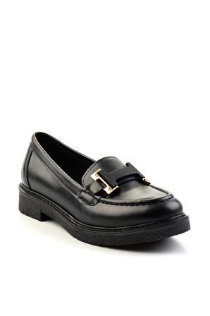 Siyah  Kadın Loafer Ayakkabı K01257050009