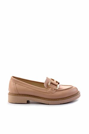 Nude  Kadın Loafer Ayakkabı K01257067509