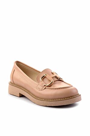 Nude  Kadın Loafer Ayakkabı K01257067509