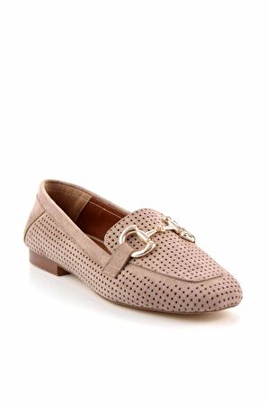 Vizon Süet  Kadın Loafer Ayakkabı K01258510302