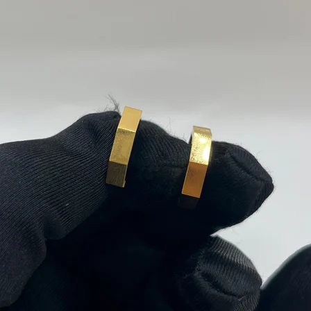 Köşeli (Halka) Altın Küpe 22 Ayar 3.13gr Kadın Hediye