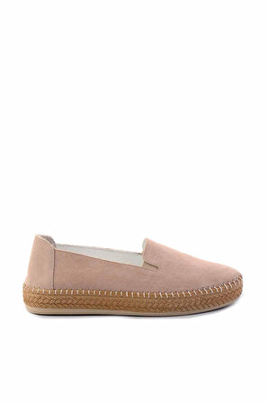 Bej Leather Kadın Espadril K01281020002