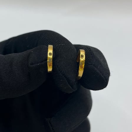 Ataç Altın Halka Küpe 22 Ayar 2.80gr