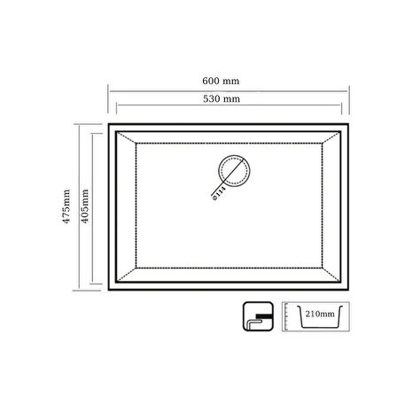 Real Stone K012 Siyah Mutfak Evyesi + Abant Siyah Arıtmalı Mutfak bataryası