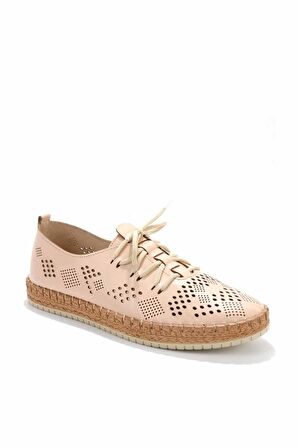 Bambi Bej  Kadın Espadril K01309210309