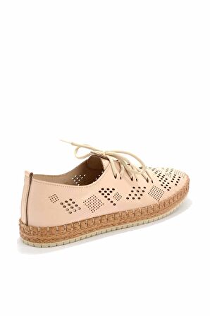 Bambi Bej  Kadın Espadril K01309210309