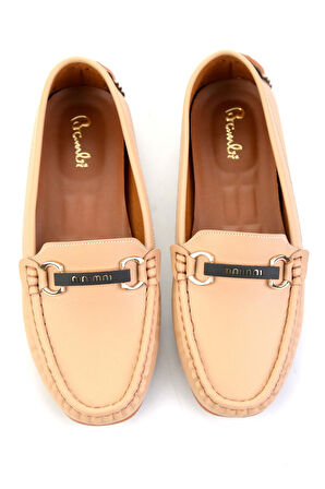 Bej  Kadın Loafer Ayakkabı K01309100509