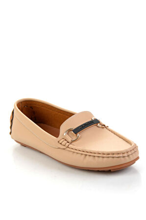 Bej  Kadın Loafer Ayakkabı K01309100509